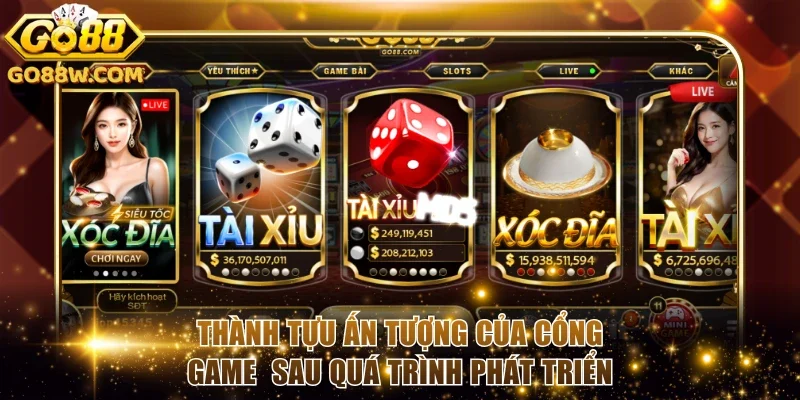 Thành tựu ấn tượng của cổng game sau quá trình phát triển